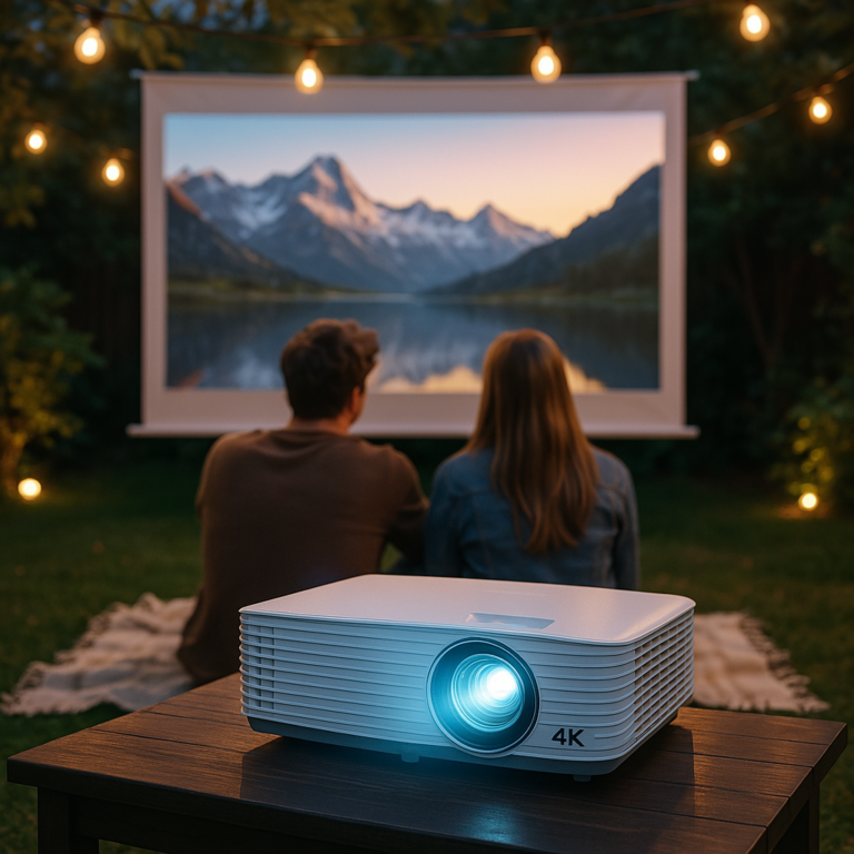 FEARWIKY Mini Projector